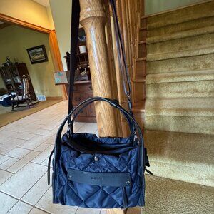 M Z Wallace Quilted Adjustable Crossbody Bag Dawn 10" x 7" x 6"